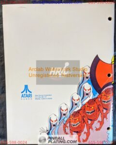 Gauntlet - Atari - Arcade Manual - Schematics - Instructions - Used Copy