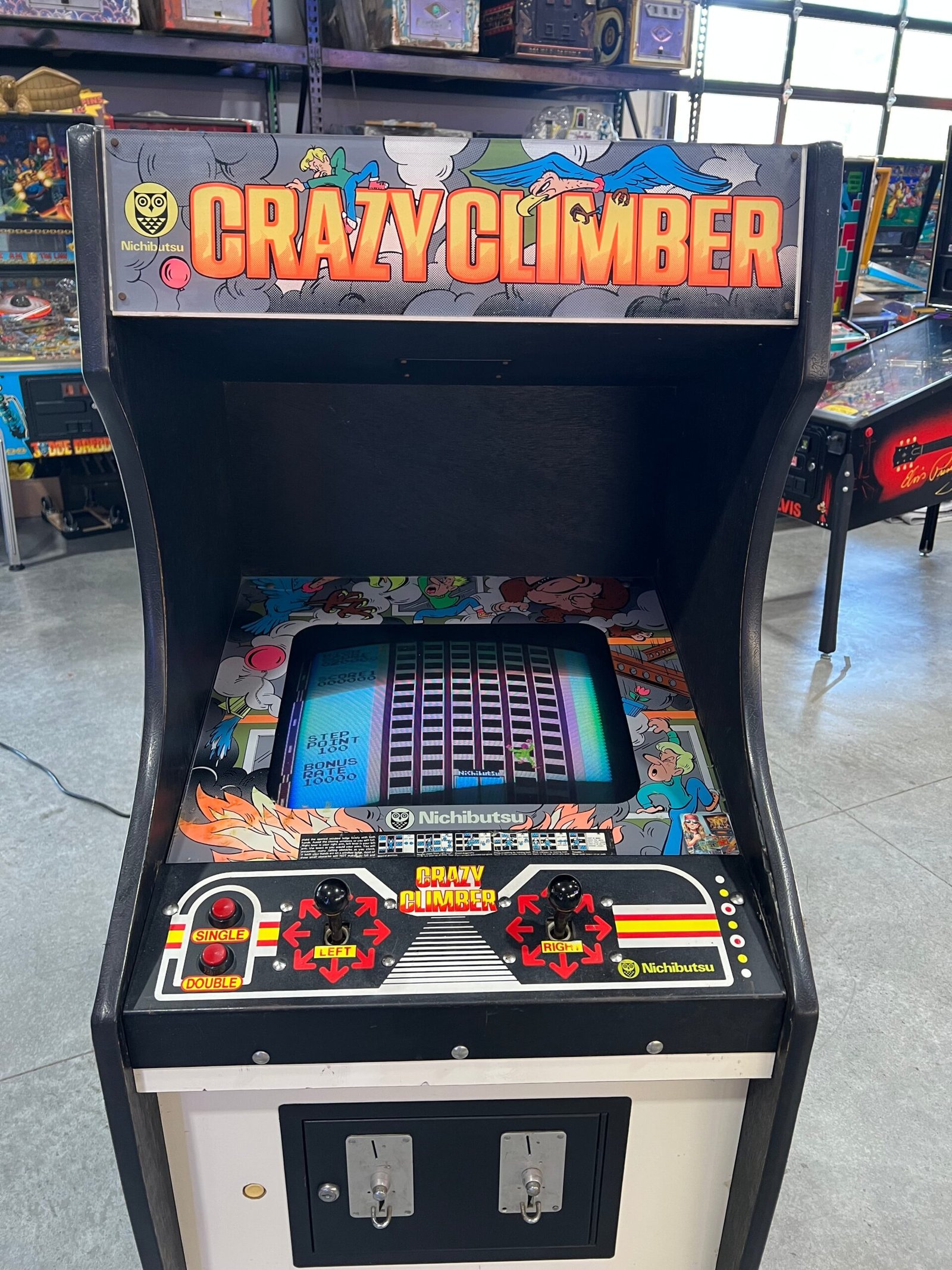 Nichibutsu CRAZY CLIMBER - Nichibutsu Arcade Game - Works 100% - Rarer Classic - Hard to Find!