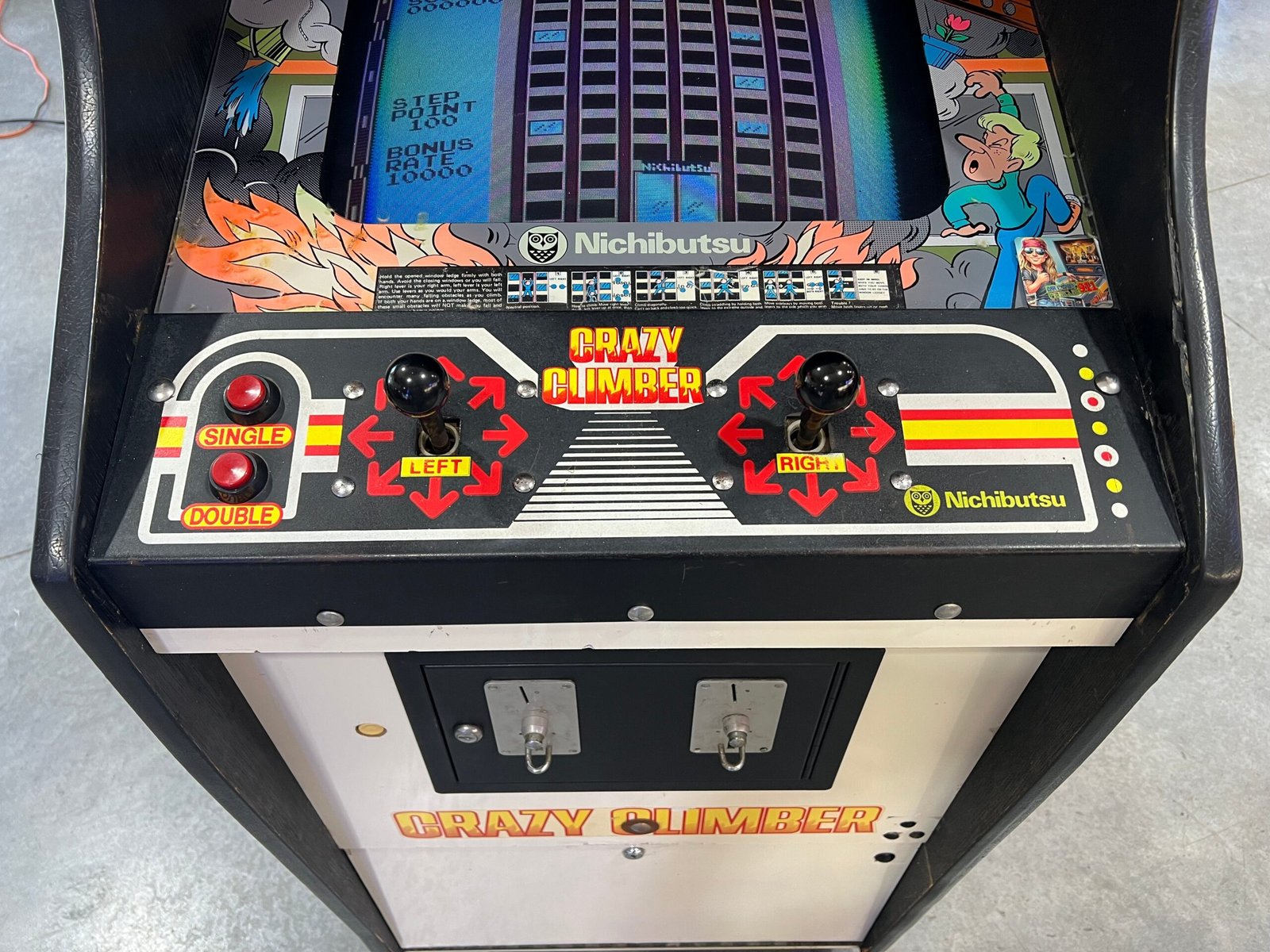 Nichibutsu CRAZY CLIMBER - Nichibutsu Arcade Game - Works 100% - Rarer Classic - Hard to Find!