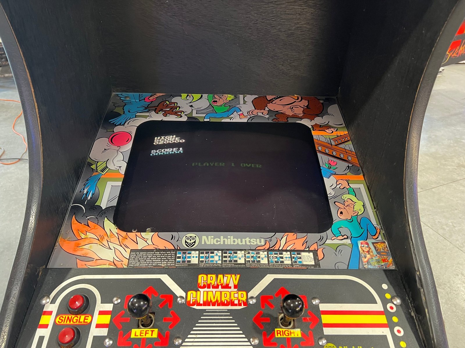 Nichibutsu CRAZY CLIMBER - Nichibutsu Arcade Game - Works 100% - Rarer Classic - Hard to Find!