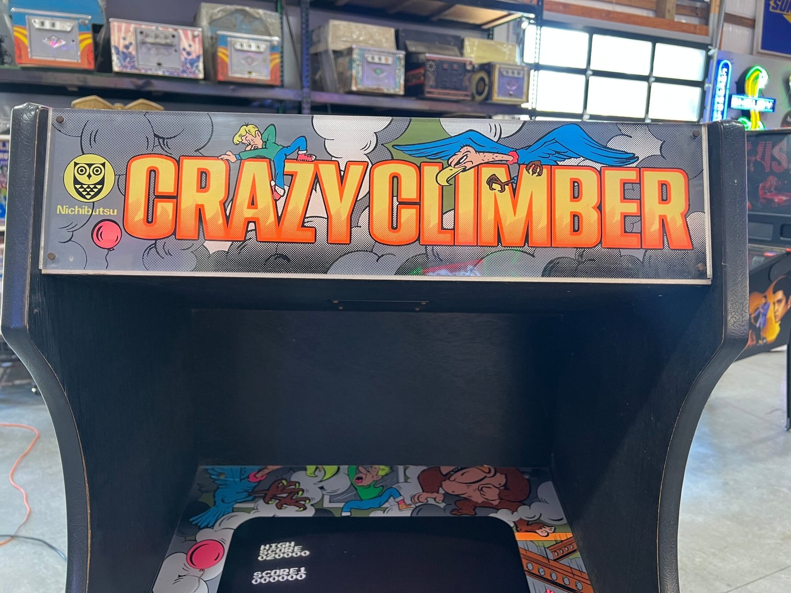 Nichibutsu CRAZY CLIMBER - Nichibutsu Arcade Game - Works 100% - Rarer Classic - Hard to Find!