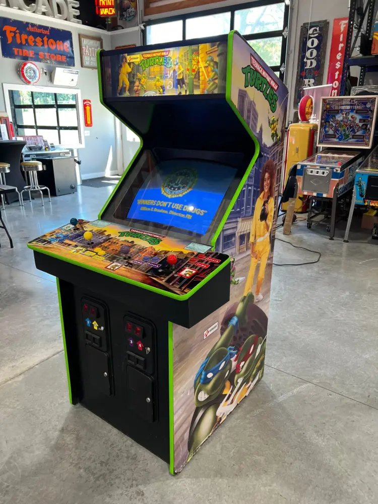 Konami Teenage Mutant Ninja Turtles 4-Player Arcade Machine by Konami - Used Original Cabinet