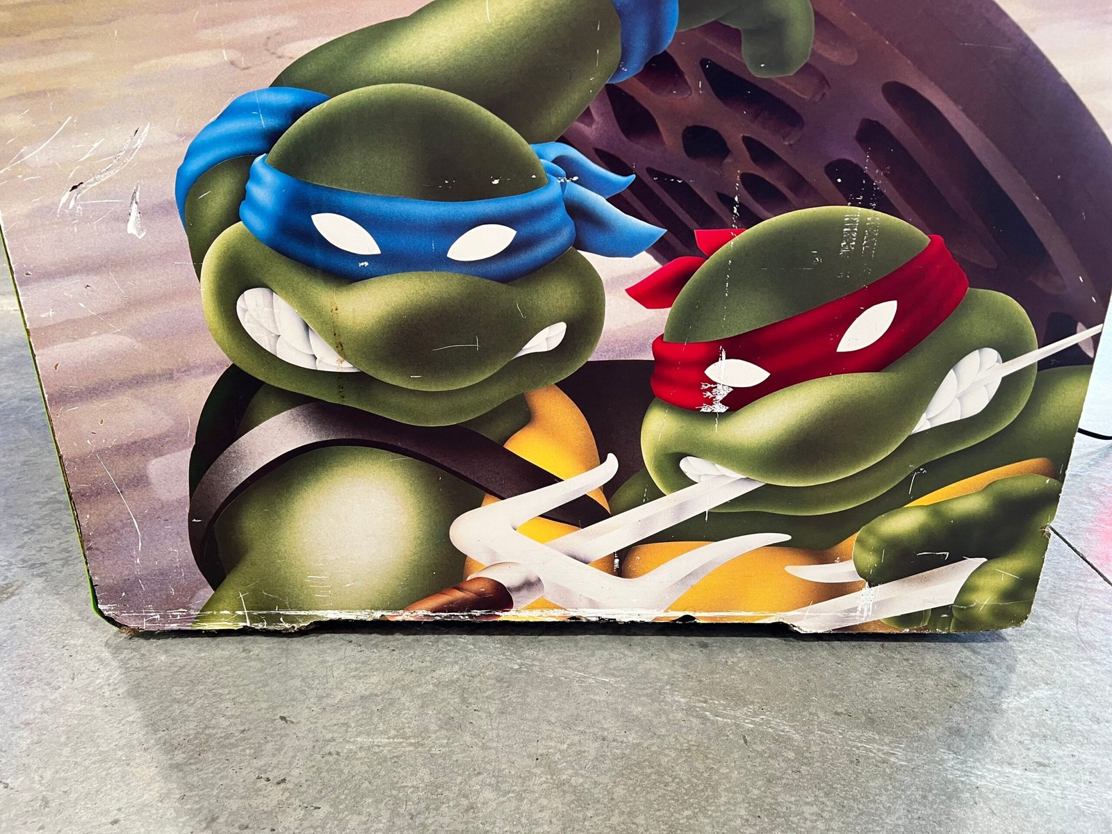 TEENAGE MUTANT NINJA TURTLES - 4 PLAYER - The OG - Konami Arcade Game! ORIGINAL! Good Looking Arcade Cabinet - TMNT- TNT - Working Great!