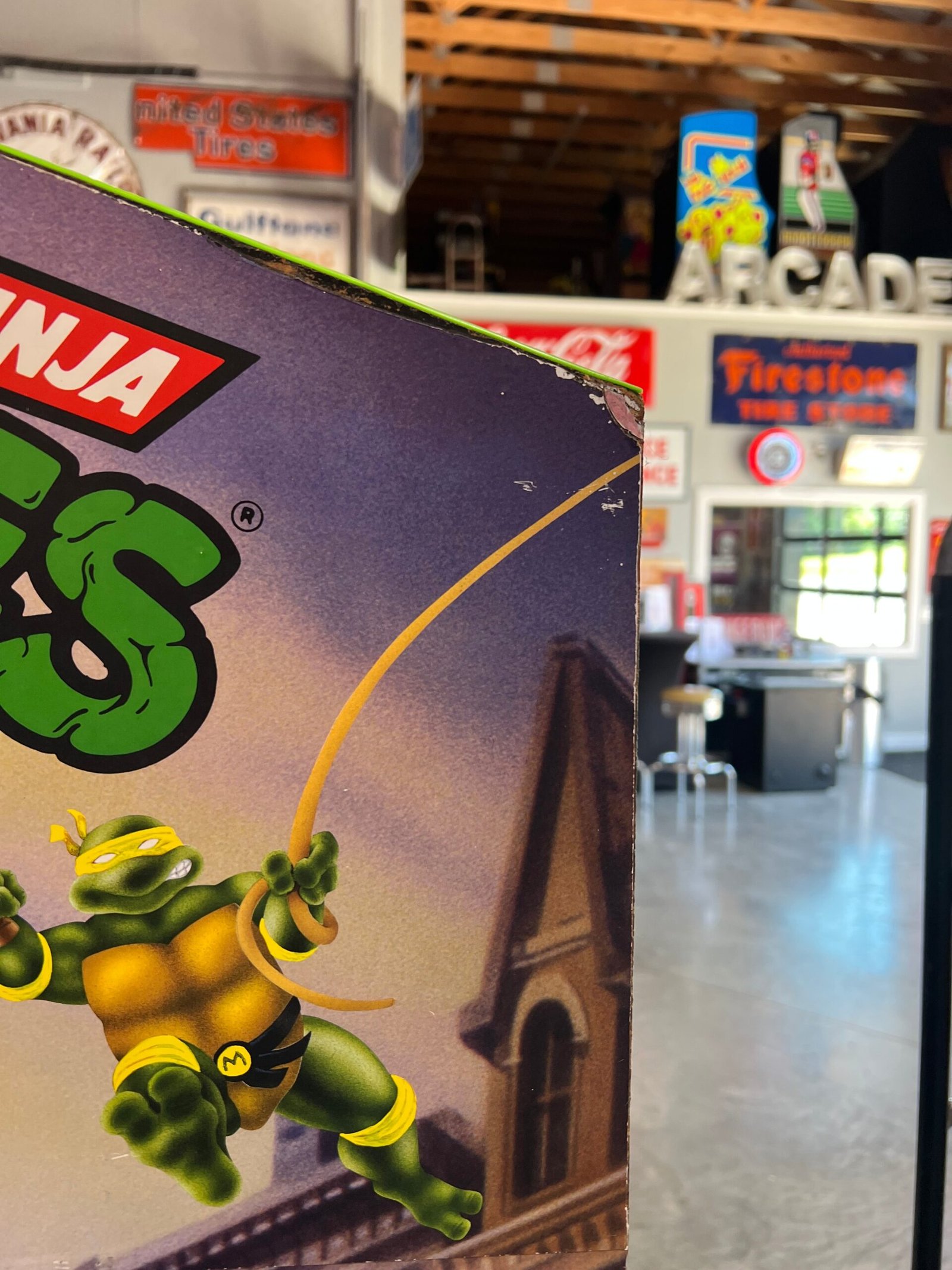 TEENAGE MUTANT NINJA TURTLES - 4 PLAYER - The OG - Konami Arcade Game! ORIGINAL! Good Looking Arcade Cabinet - TMNT- TNT - Working Great!