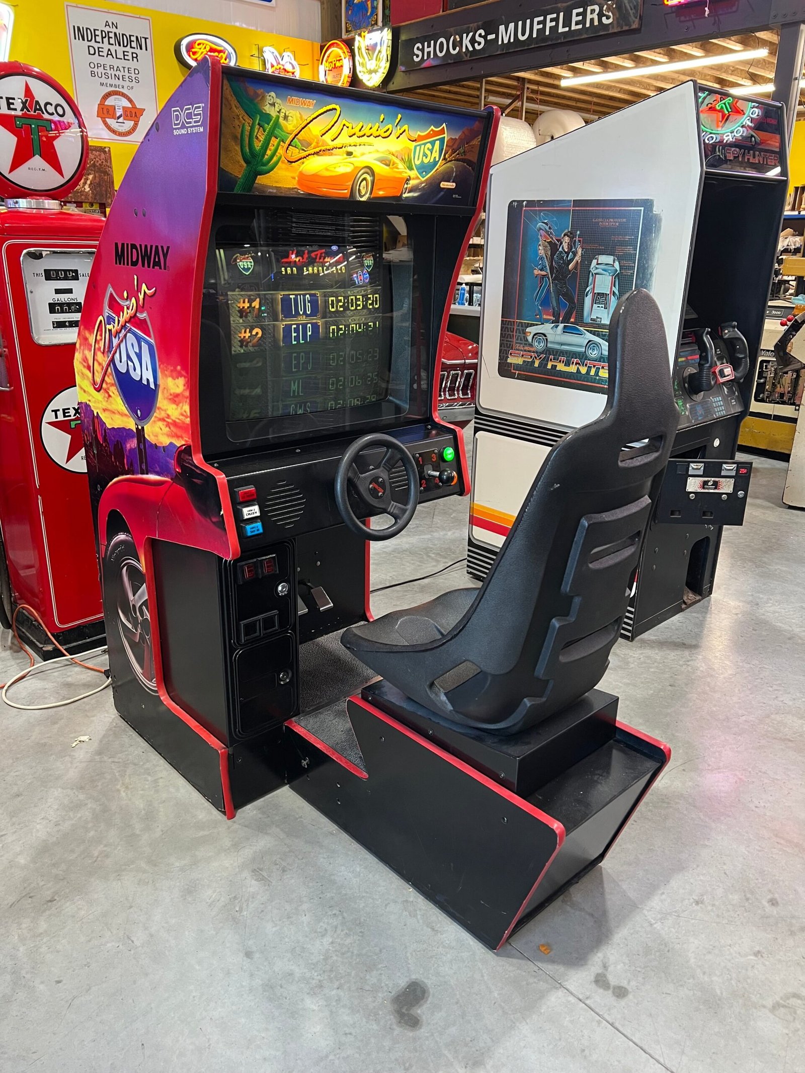 Midway Crusin' USA Midway Nintendo Sit-Down Arcade Game - THE ORIGINAL - Works 100% - THE ONE YOU REMEMBER!