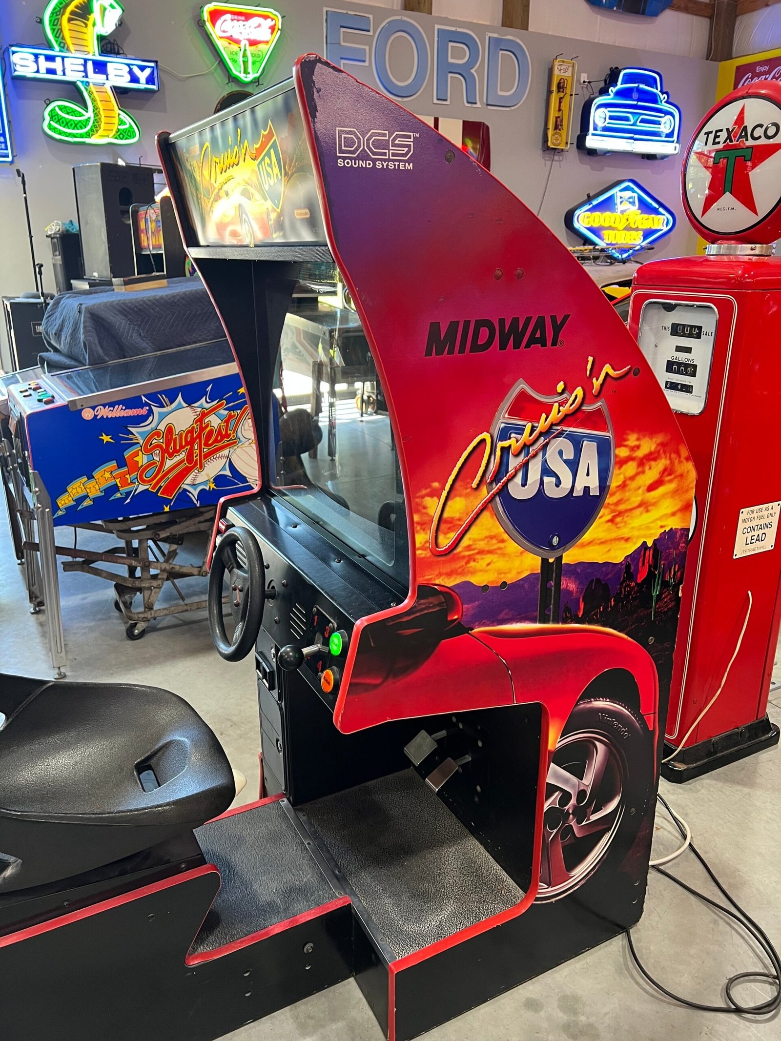 Midway Crusin' USA Midway Nintendo Sit-Down Arcade Game - THE ORIGINAL - Works 100% - THE ONE YOU REMEMBER!