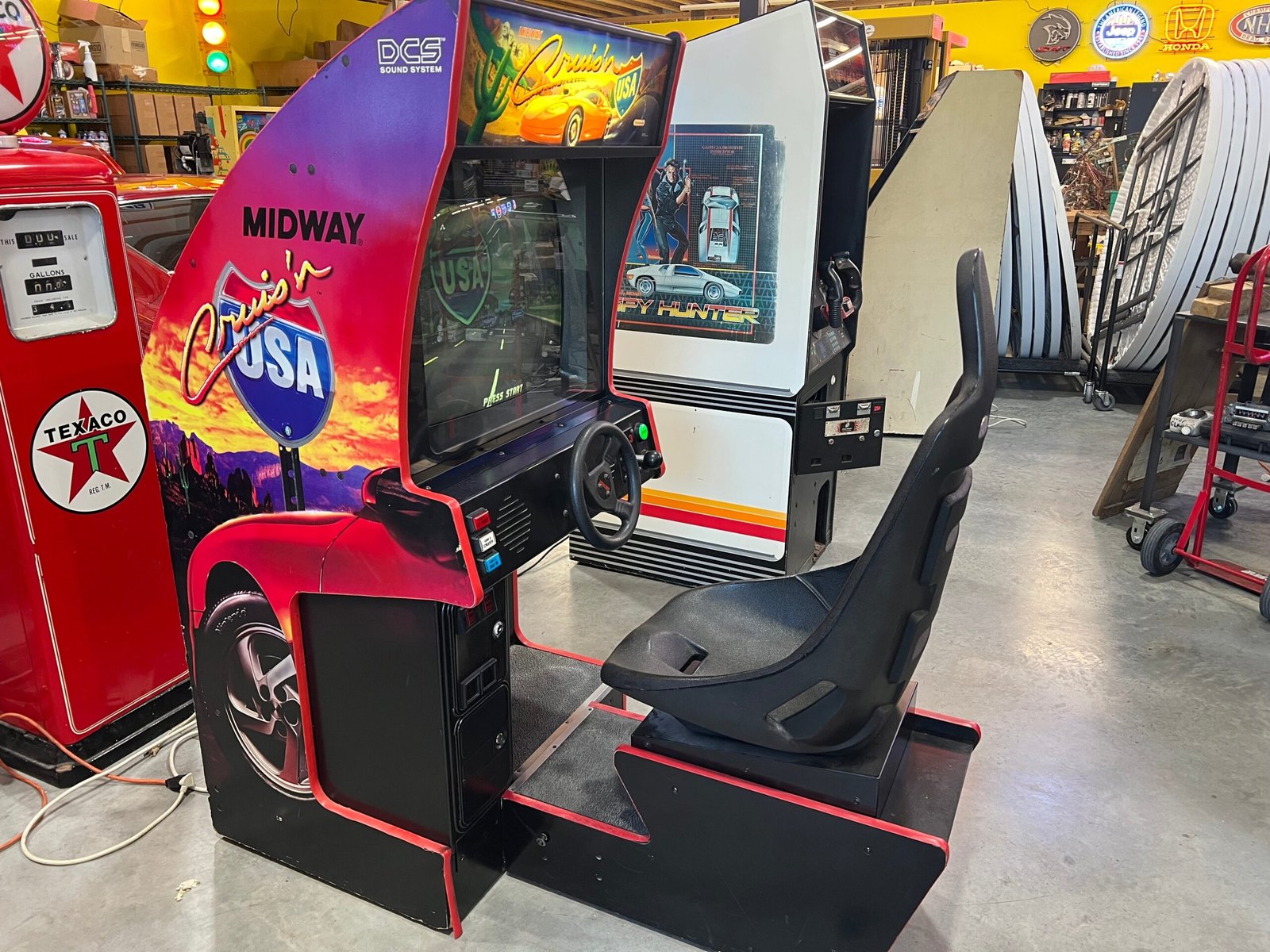 Midway Crusin' USA Midway Nintendo Sit-Down Arcade Game - THE ORIGINAL - Works 100% - THE ONE YOU REMEMBER!