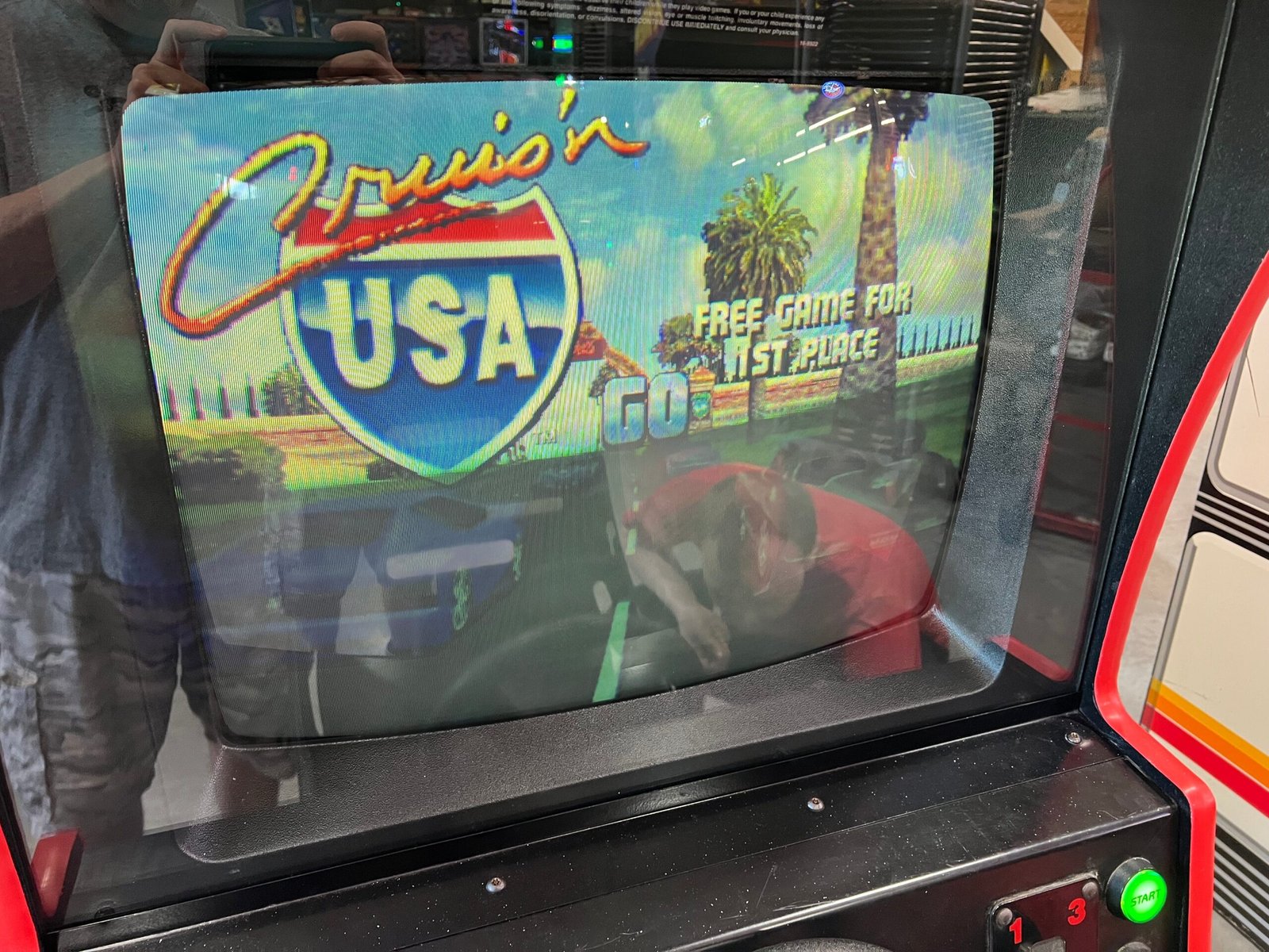 Midway Crusin' USA Midway Nintendo Sit-Down Arcade Game - THE ORIGINAL - Works 100% - THE ONE YOU REMEMBER!