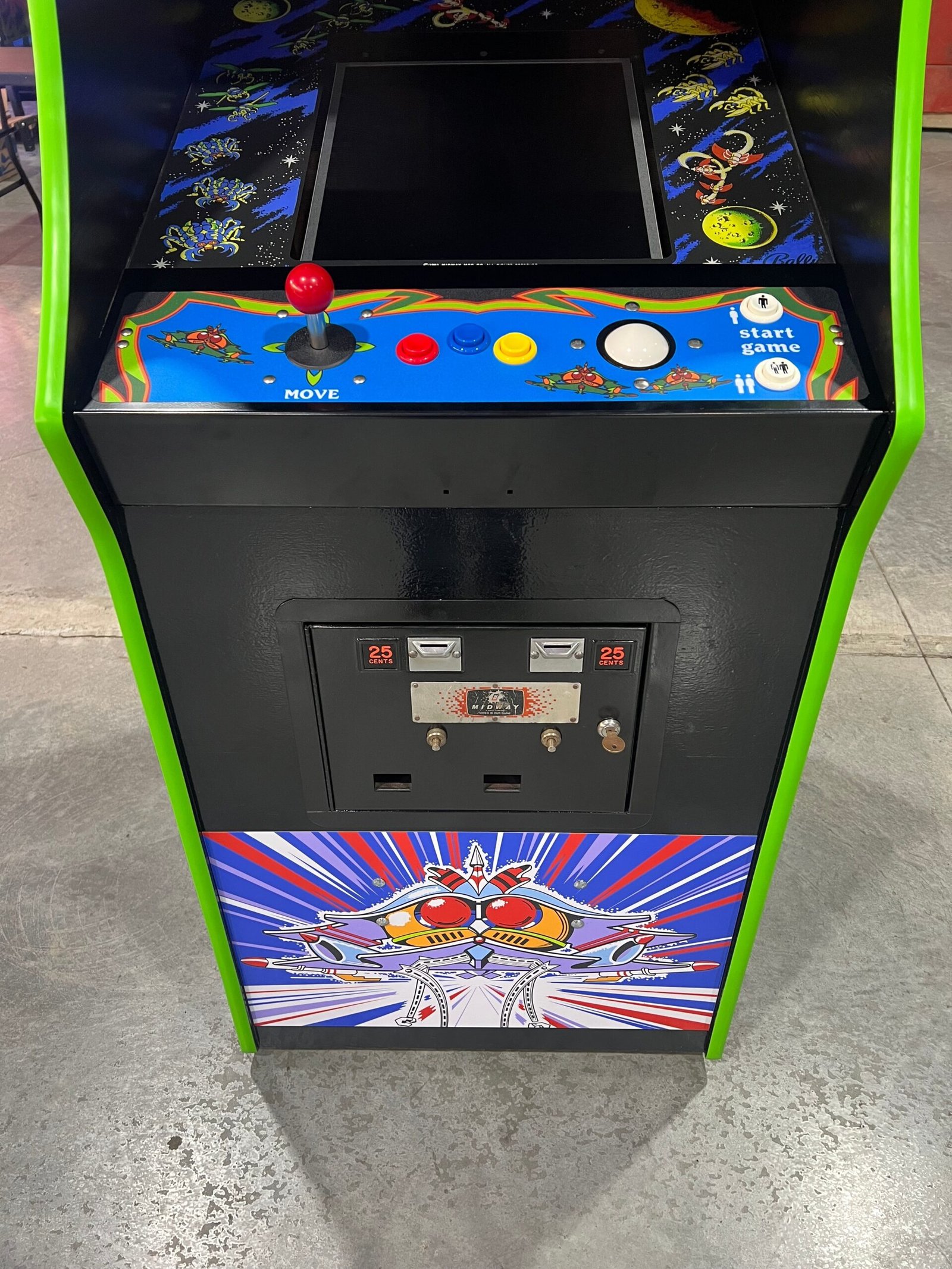 Galaga Upright Multicade Multigame - Sixty 60 Classic Games in One Cabinet - 1 Year Warranty!