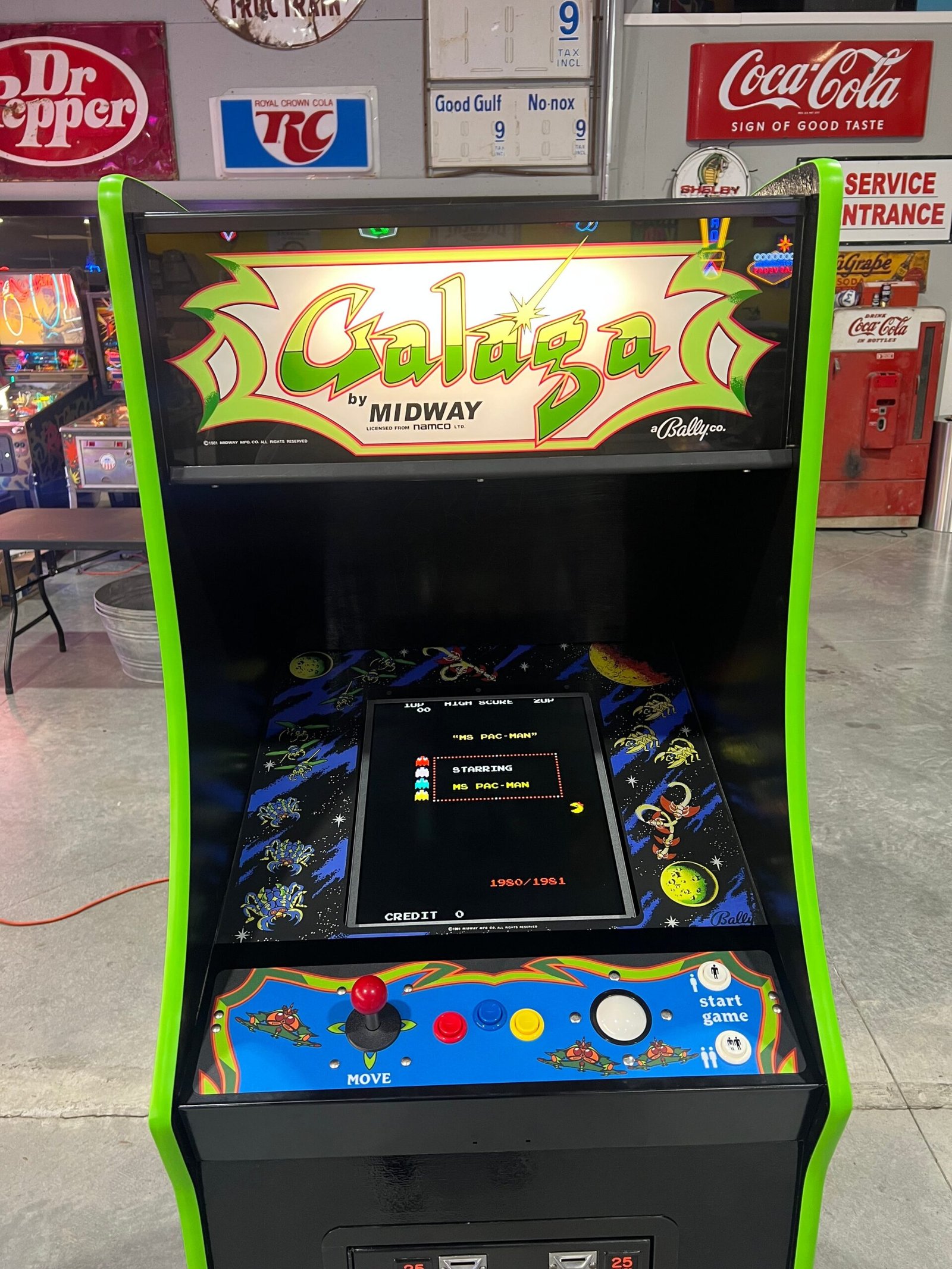 Galaga Upright Multicade Multigame - Sixty 60 Classic Games in One Cabinet - 1 Year Warranty!