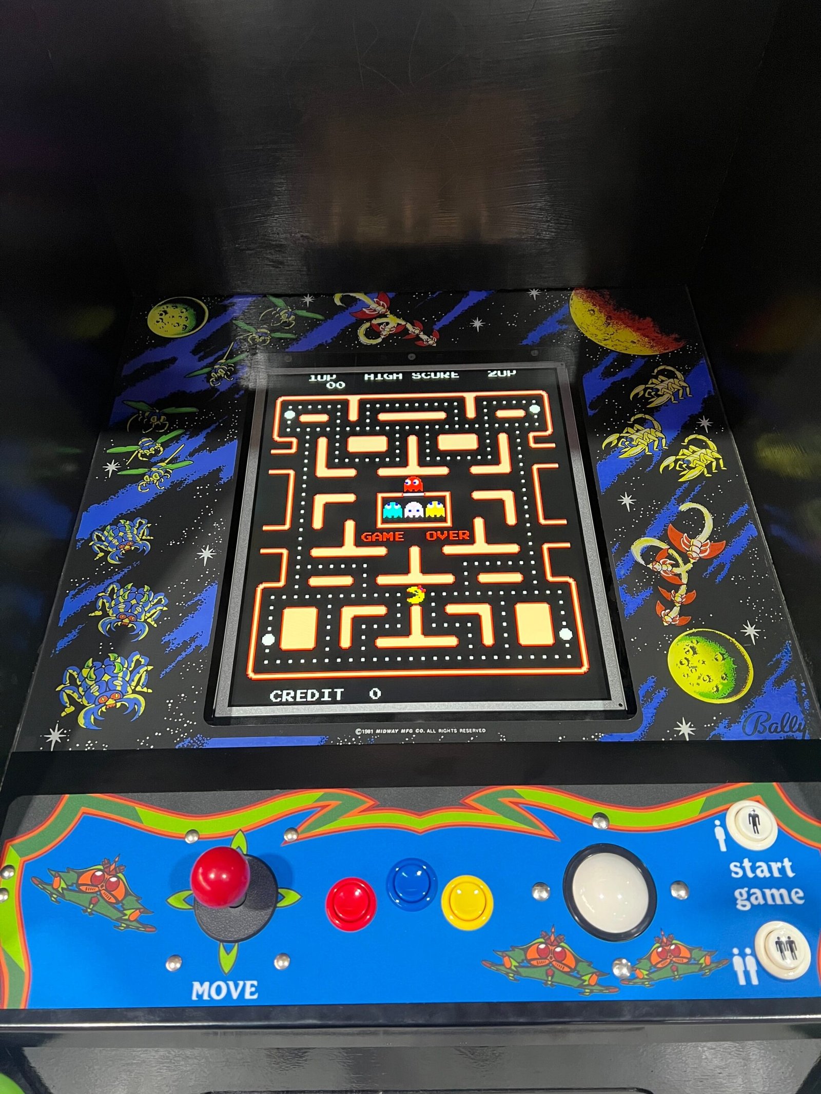 Galaga Upright Multicade Multigame - Sixty 60 Classic Games in One Cabinet - 1 Year Warranty!