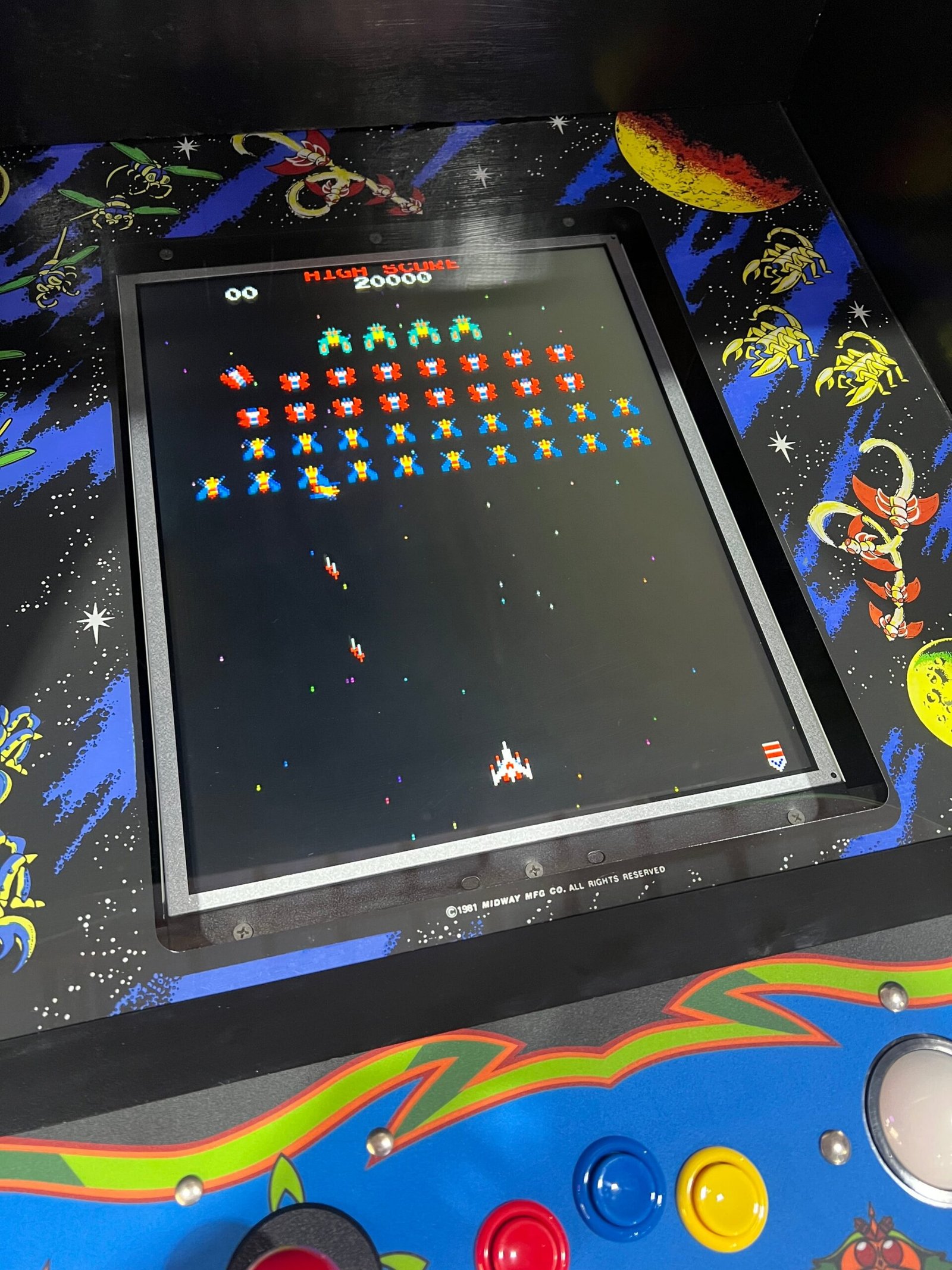 Galaga Upright Multicade Multigame - Sixty 60 Classic Games in One Cabinet - 1 Year Warranty!