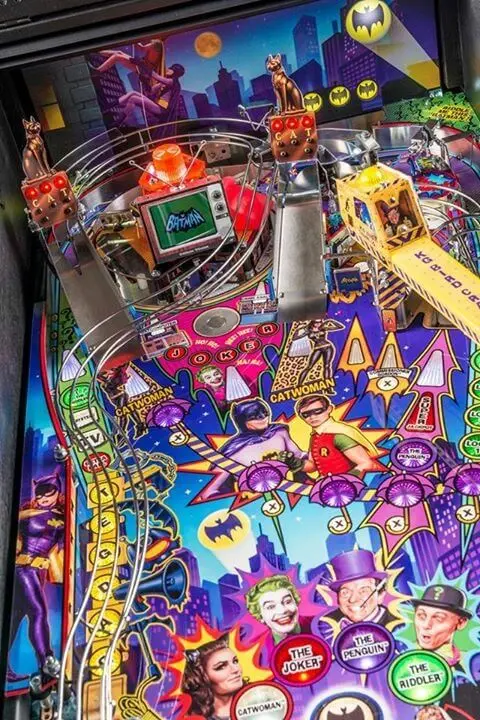Stern Batman 66 Premium Pinball Machine by Stern pinball machine