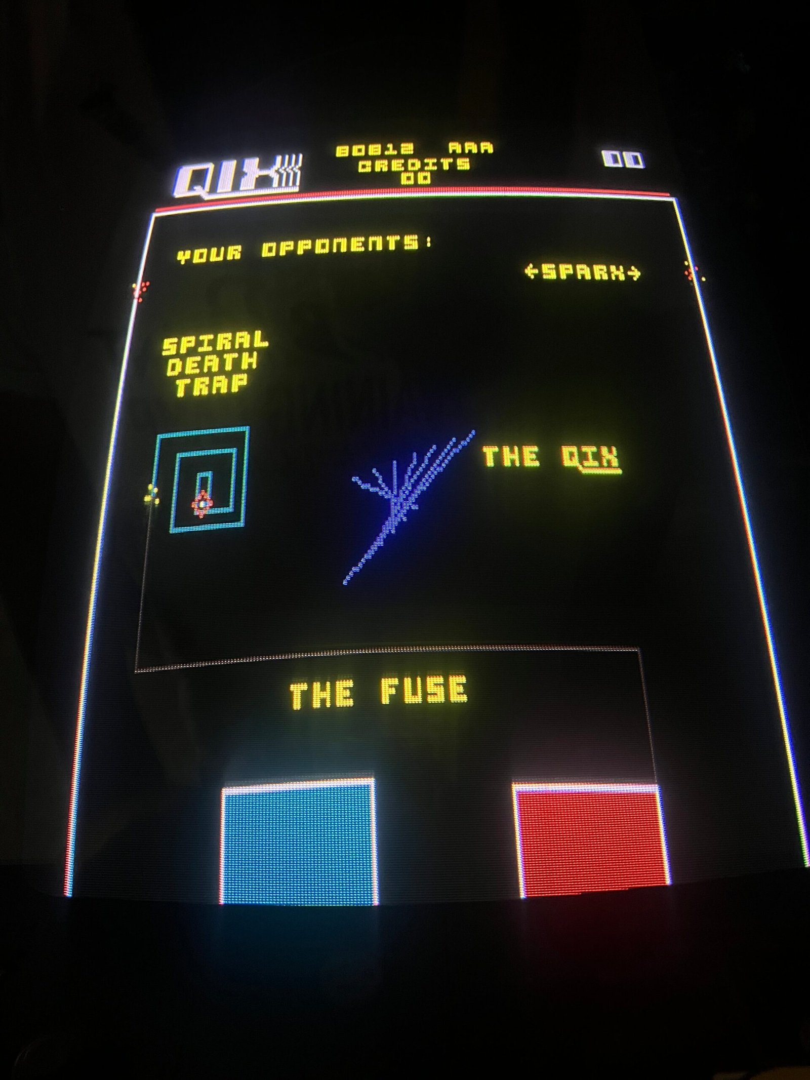 SPACE INVADERS / QIX COMBO Taito Reunion Arcade Game - Works 100% - Two All Time Greats in One Cabinet!