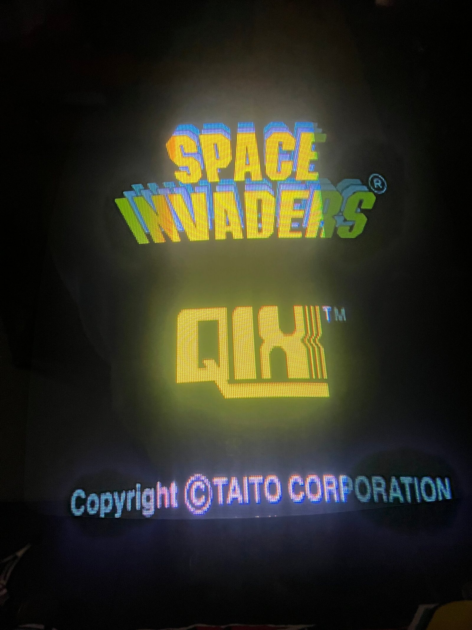 SPACE INVADERS / QIX COMBO Taito Reunion Arcade Game - Works 100% - Two All Time Greats in One Cabinet!