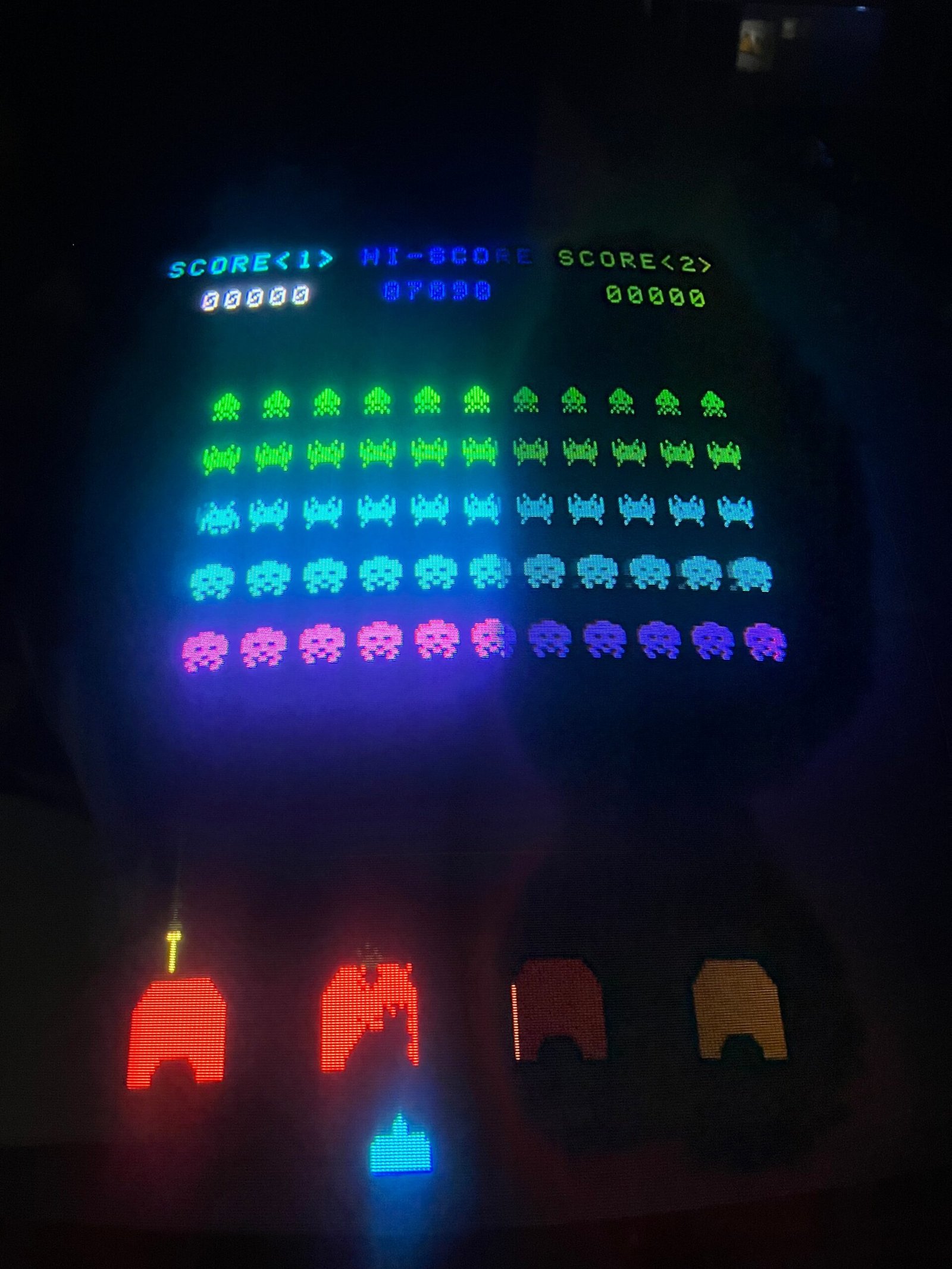 SPACE INVADERS / QIX COMBO Taito Reunion Arcade Game - Works 100% - Two All Time Greats in One Cabinet!