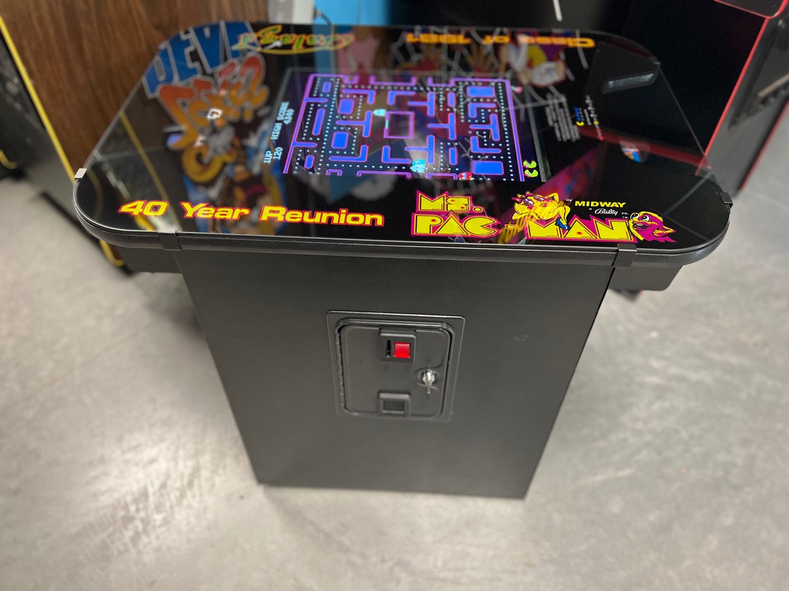 Ms Pac-Man Galaga Reunion Multicade Multigame - Sixty 60 Classic Games in One Cabinet - 1 Year Warranty!