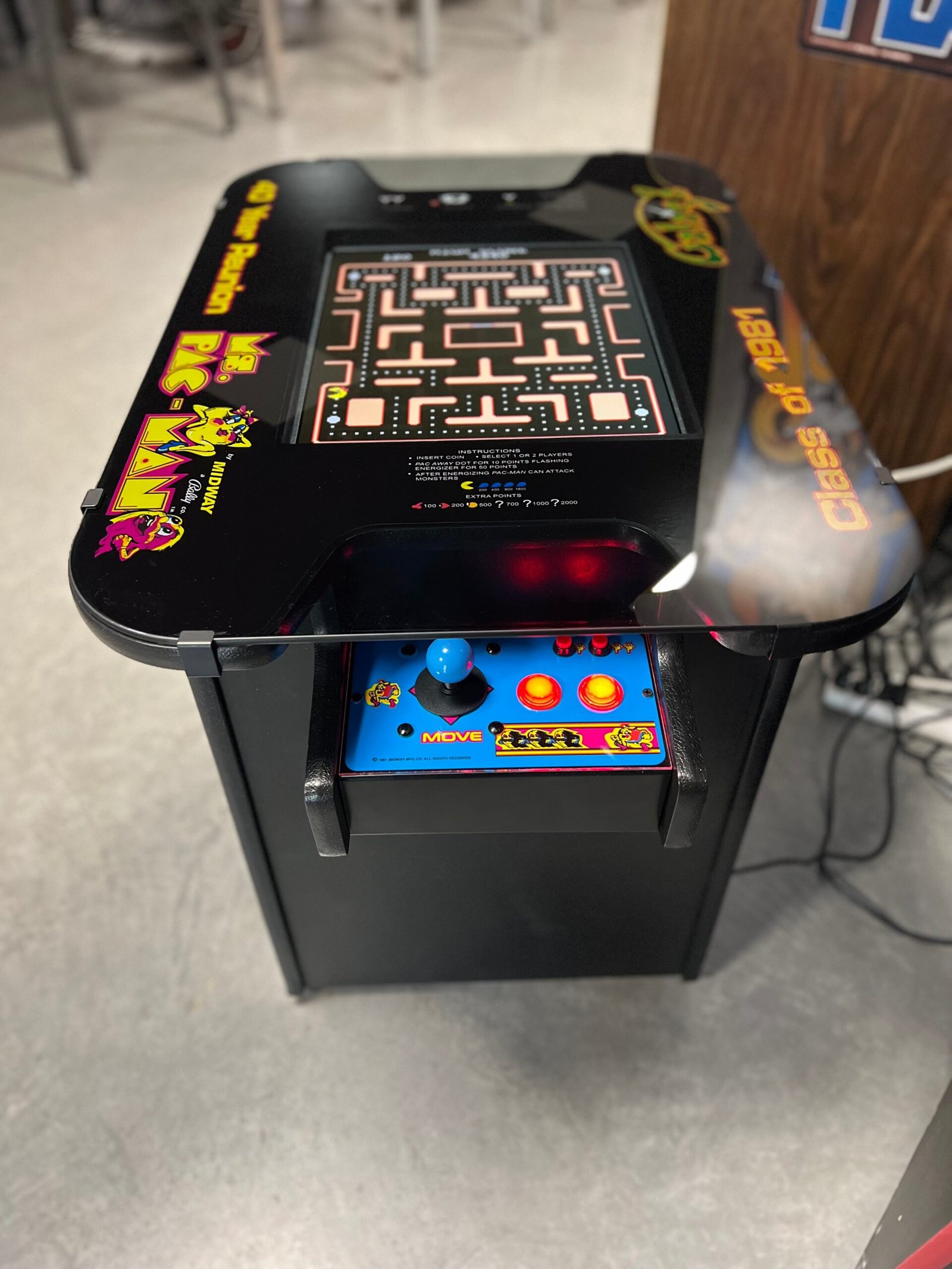 Ms Pac-Man Galaga Reunion Multicade Multigame - Sixty 60 Classic Games in One Cabinet - 1 Year Warranty!
