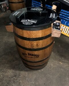 Tennessee Whiskey Barrel Multigame - Sixty Classic Games in One Unit - 1 Year Warranty! Used Barrel