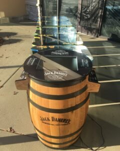 Tennessee Whiskey Barrel Multigame - Sixty Classic Games in One Unit - 1 Year Warranty! Used Barrel