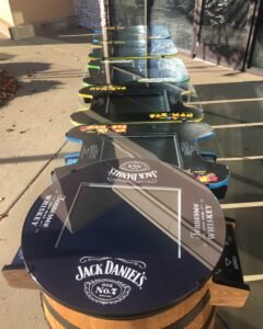 Tennessee Whiskey Barrel Multigame - Sixty Classic Games in One Unit - 1 Year Warranty! Used Barrel