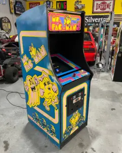 Original Ms Pac-Man Arcade Game Speed Chip - Nice Original Ms PacMan Cabinet - Works 100%