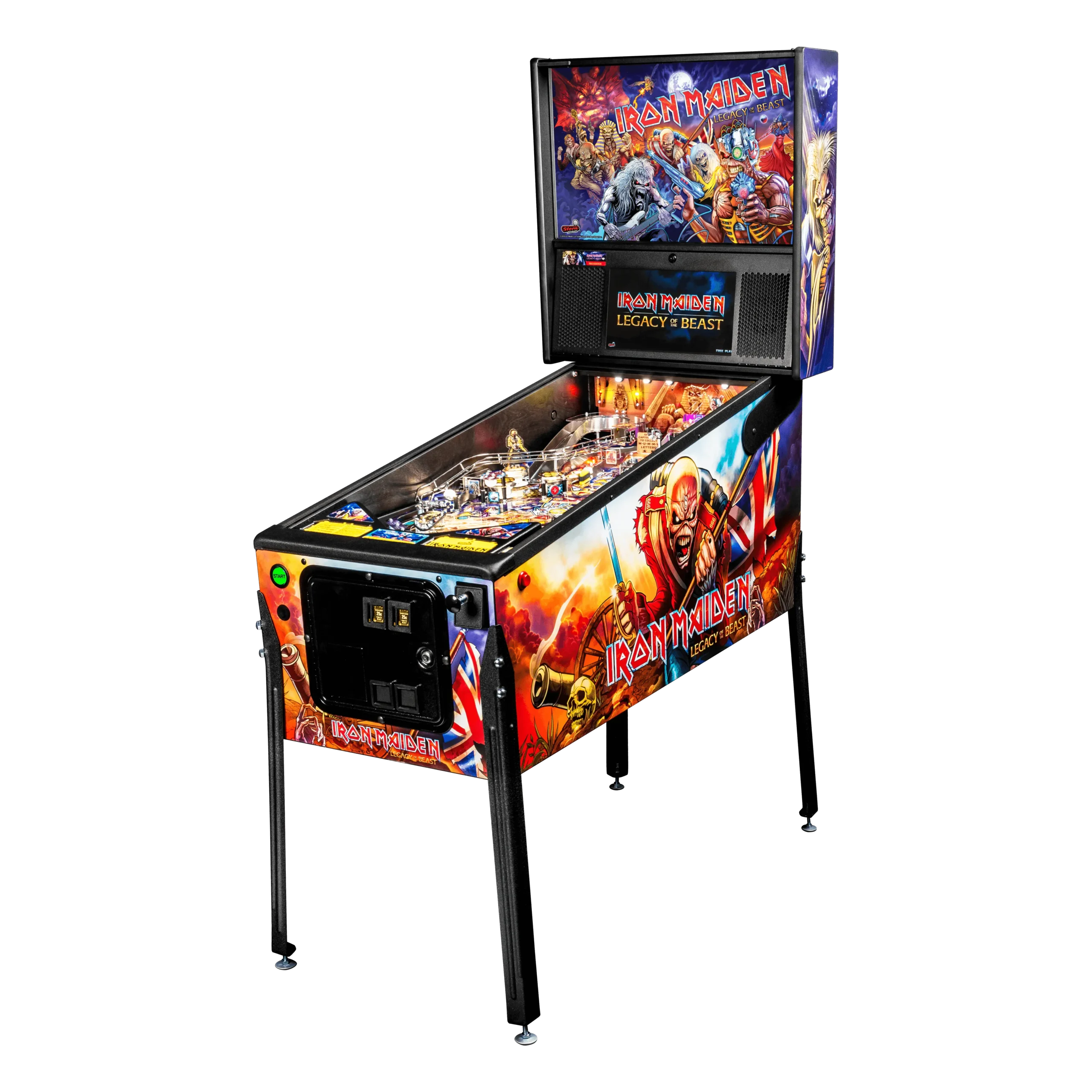 Stern Iron Maiden Pro Pinball Machine by Stern pinball machine