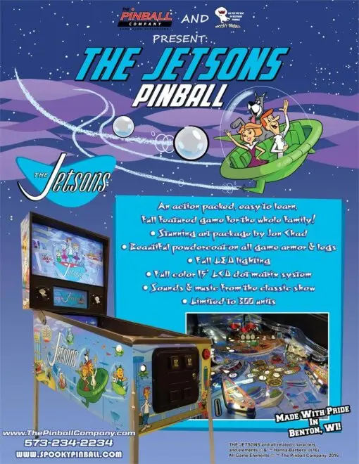 Jetsons Pinball Machine pinball machine