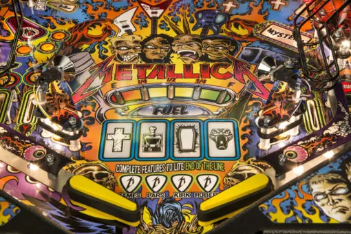 Stern Metallica Pro Pinball Machine by Stern pinball machine