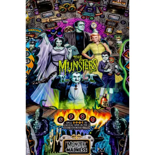 Stern The Munsters Pro Pinball Machine by Stern pinball machine