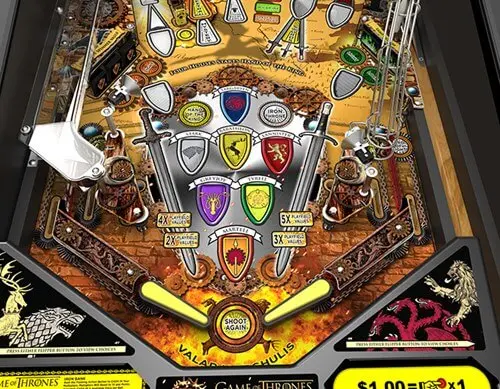 Stern Game of Thrones Pro Pinball Machine by Stern pinball machine