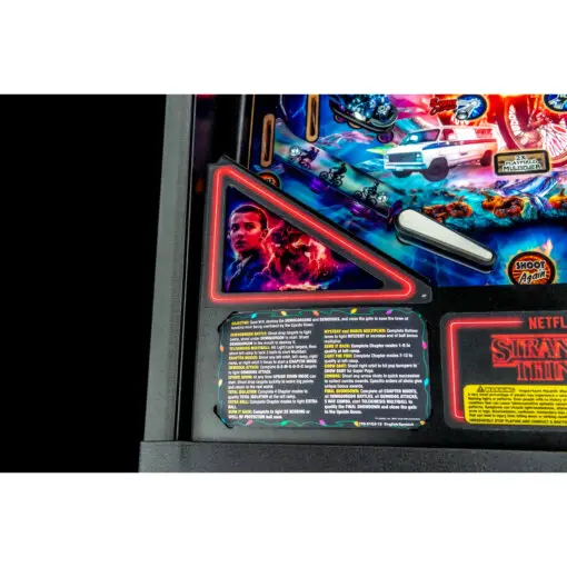Stern Stranger Things Premium Pinball Machine by Stern pinball machine