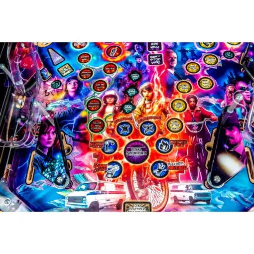 Stern Stranger Things Premium Pinball Machine by Stern pinball machine