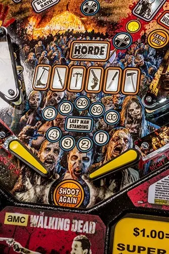 Stern The Walking Dead Pro Pinball Machine by Stern pinball machine