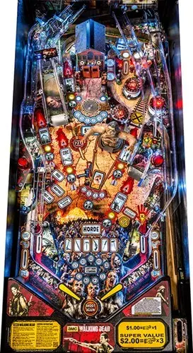 Stern The Walking Dead Pro Pinball Machine by Stern pinball machine