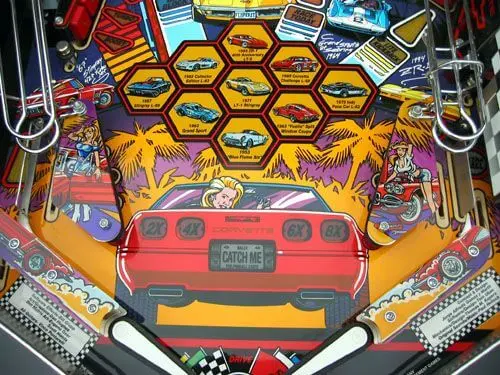 Bally Corvette Pinball Machine by Bally pinball machine