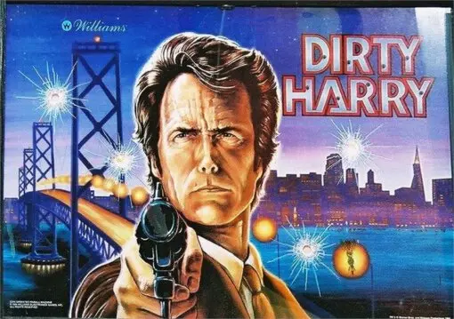 Williams Dirty Harry Pinball Machine by Williams pinball machine