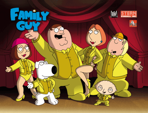 Stern Family Guy Pinball Machine by Stern pinball machine