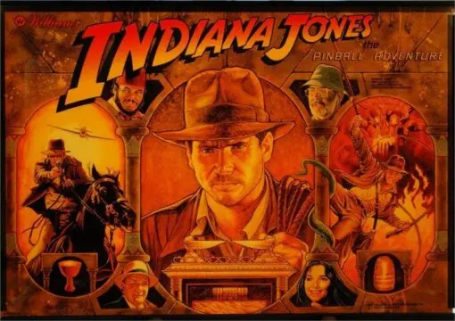 Williams Indiana Jones Pinball Machine (1993) by Williams pinball machine