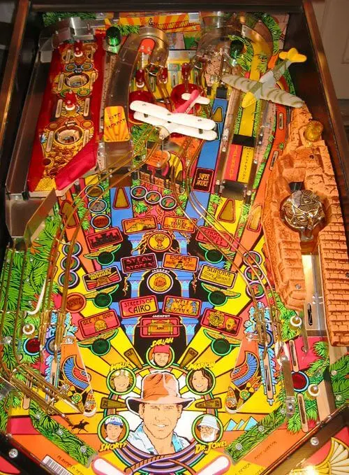 Williams Indiana Jones Pinball Machine (1993) by Williams pinball machine