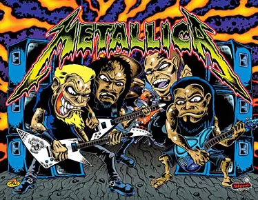 Stern Metallica Pro Pinball Machine by Stern pinball machine