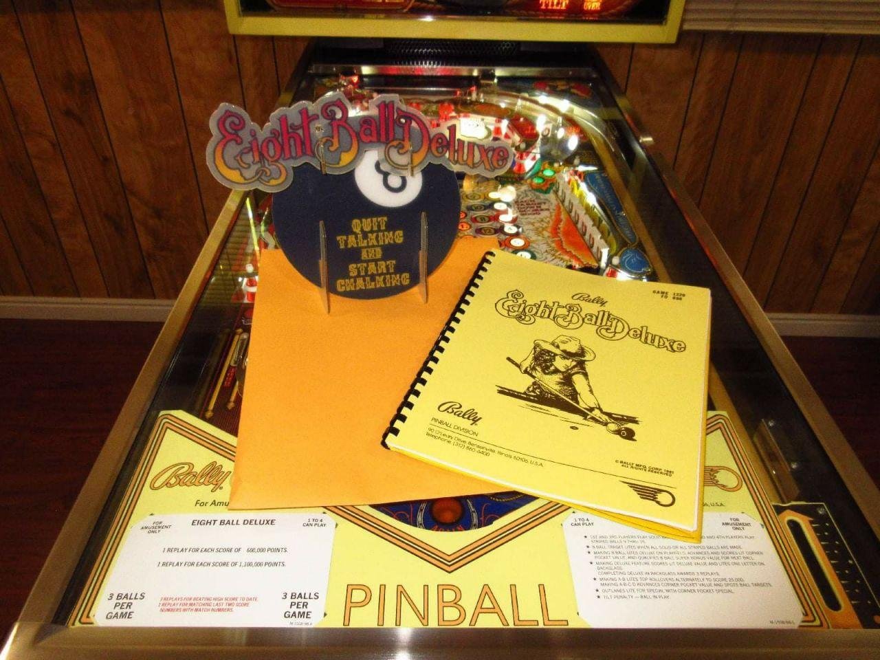 Bally Buy Eight Ball Deluxe Pinball Machine Online pinball machine