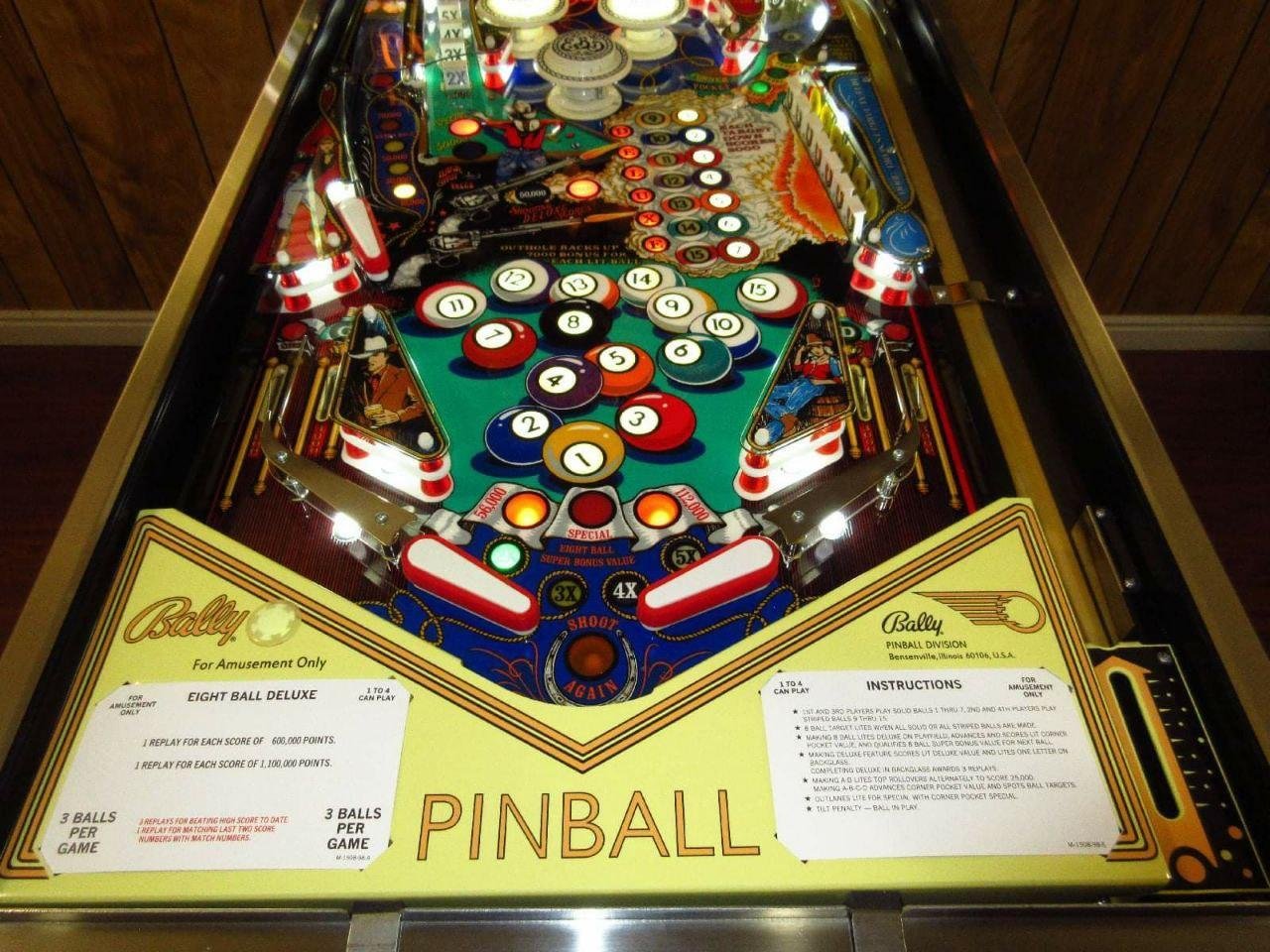 Bally Buy Eight Ball Deluxe Pinball Machine Online pinball machine