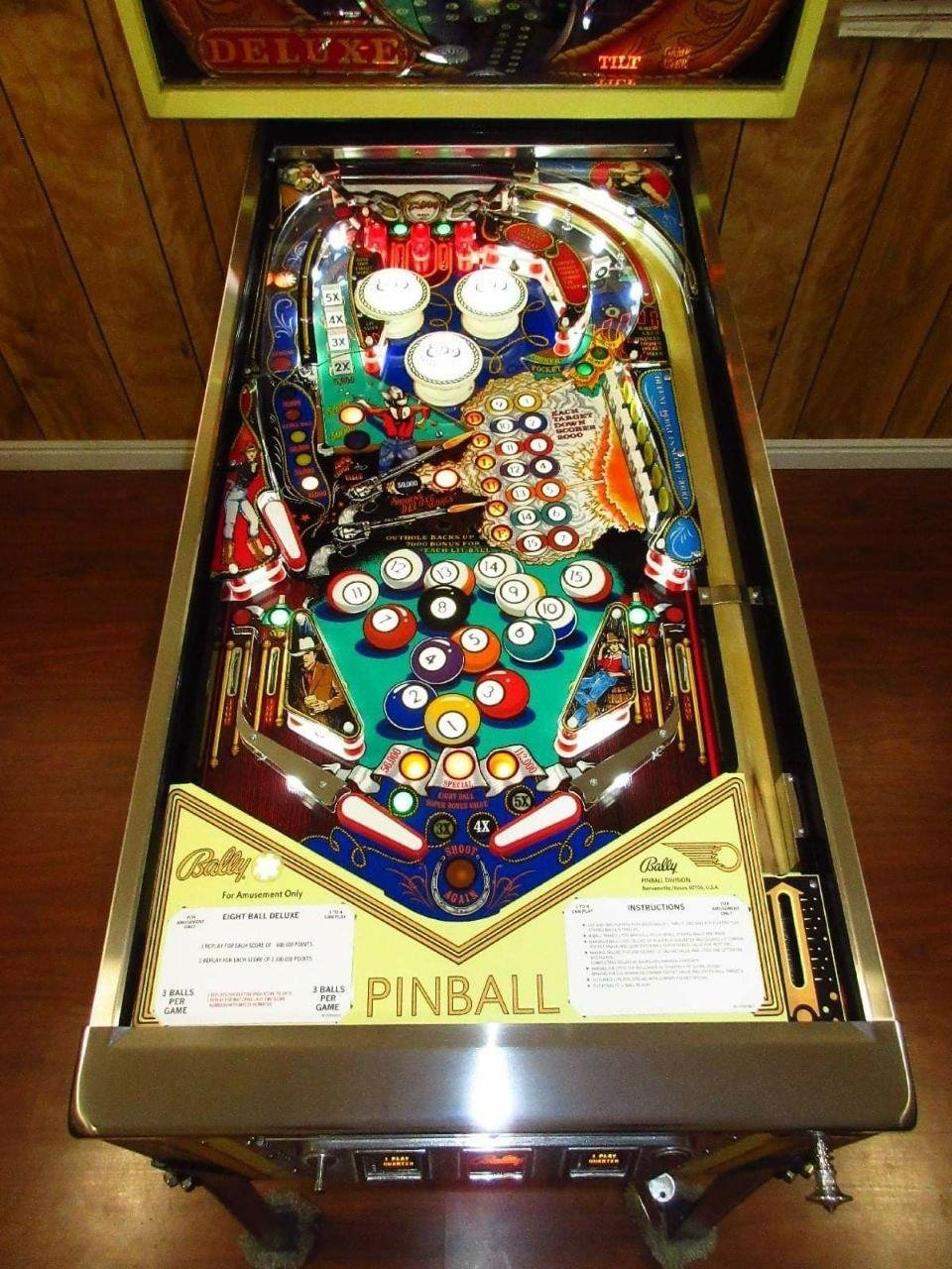Bally Buy Eight Ball Deluxe Pinball Machine Online pinball machine