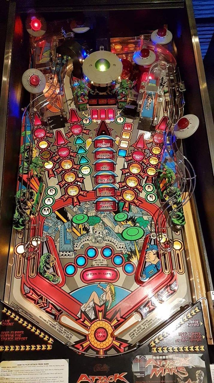 Bally Buy Attack From Mars Pinball Machine Online pinball machine