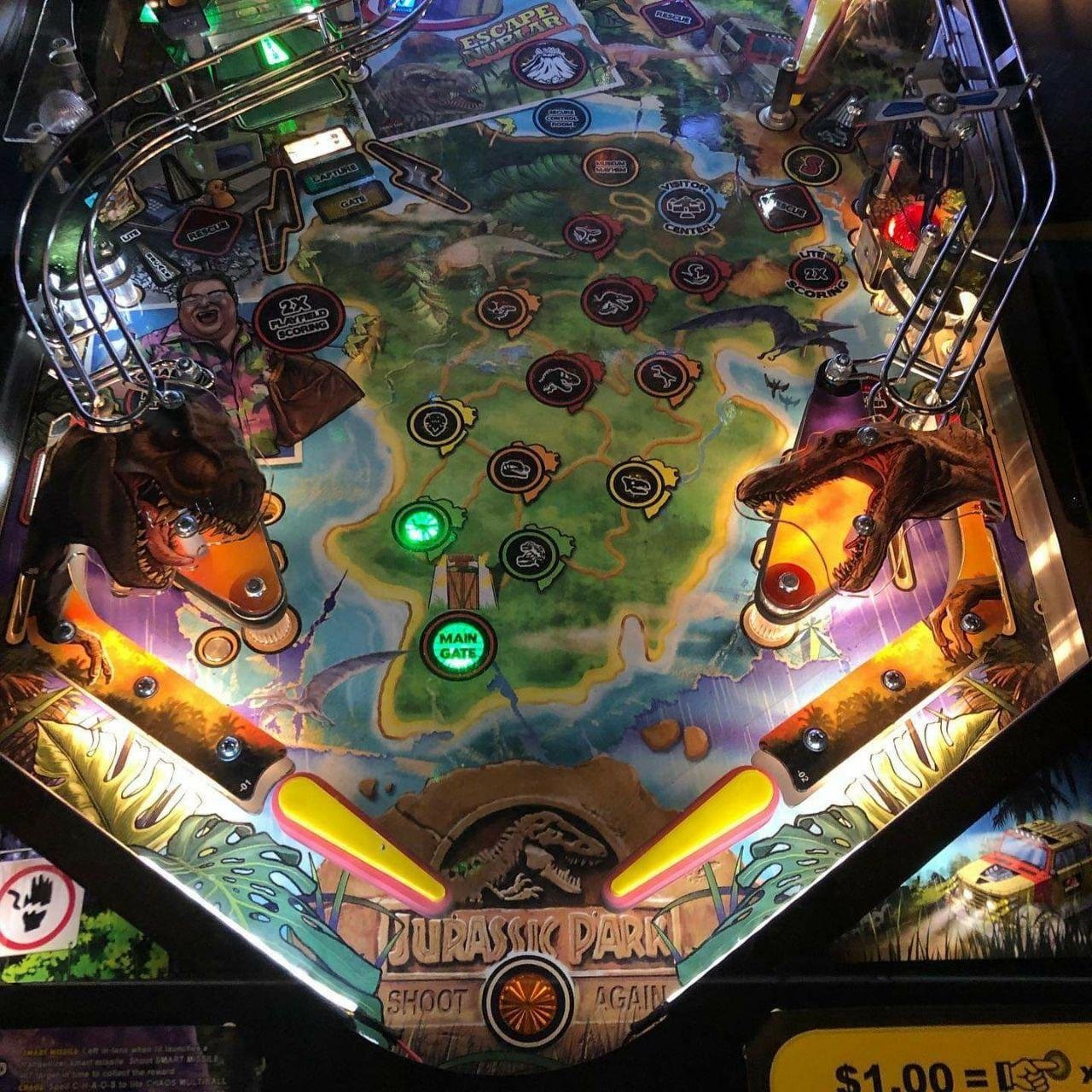 Stern Buy Jurassic Park Premium Pinball Machine Online pinball machine