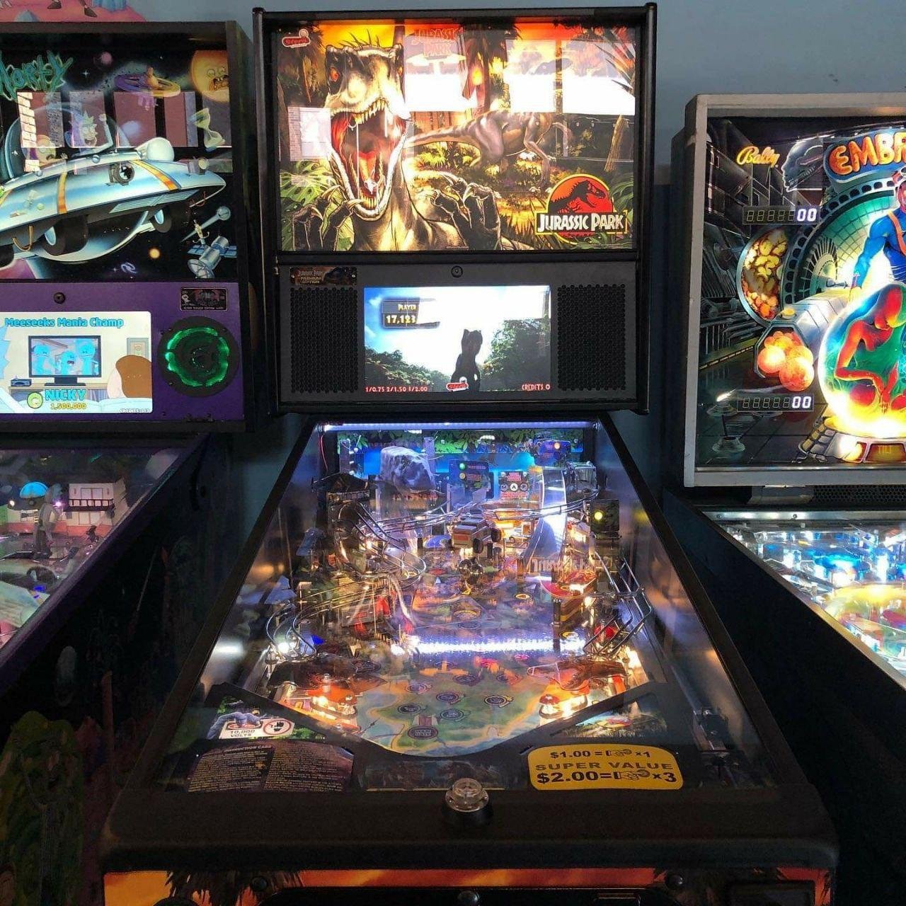 Stern Buy Jurassic Park Premium Pinball Machine Online