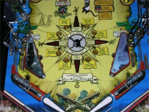 Stern Pirates of the Caribbean Pinball Machine by Stern pinball machine
