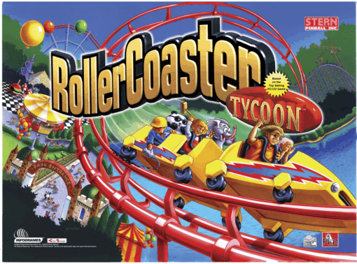Stern Roller Coaster Tycoon Pinball Machine by Stern pinball machine
