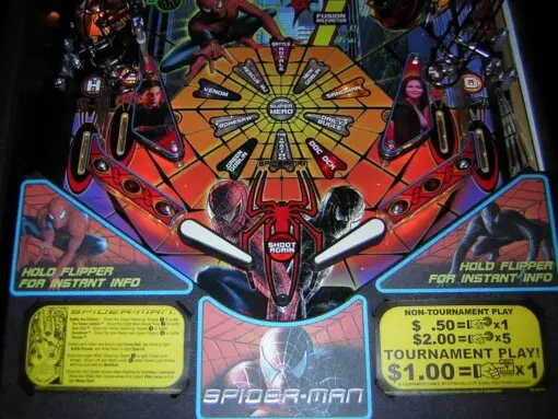 Stern Spider-man Pinball Machine by Stern pinball machine